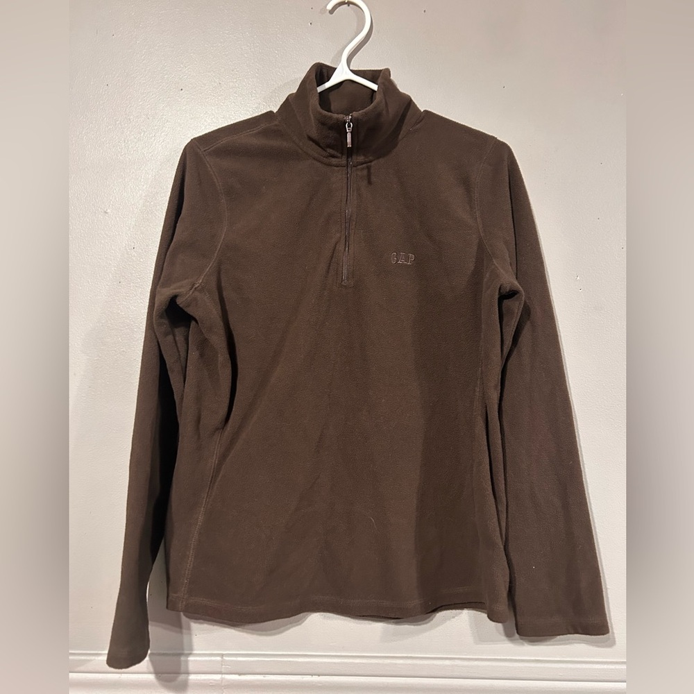 Vintage GAP Brown Quarter-Zip Pullover
